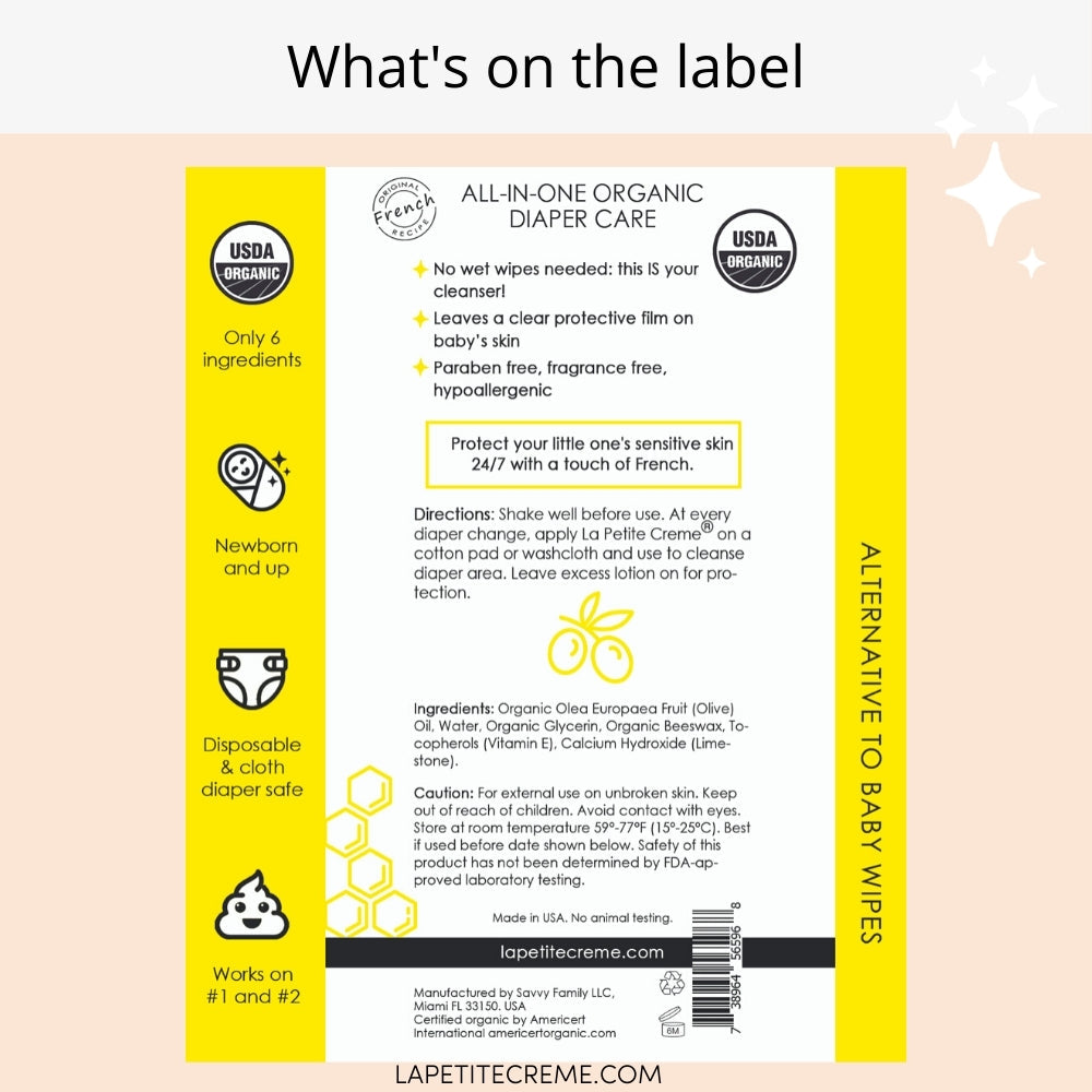 Organic French Diapering Lotion – 20 oz Refill