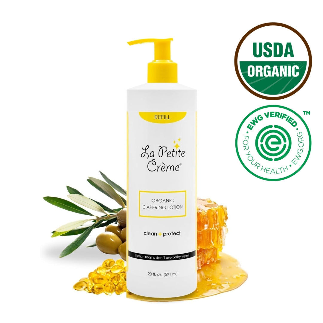 Organic French Diapering Lotion – 20 oz Refill