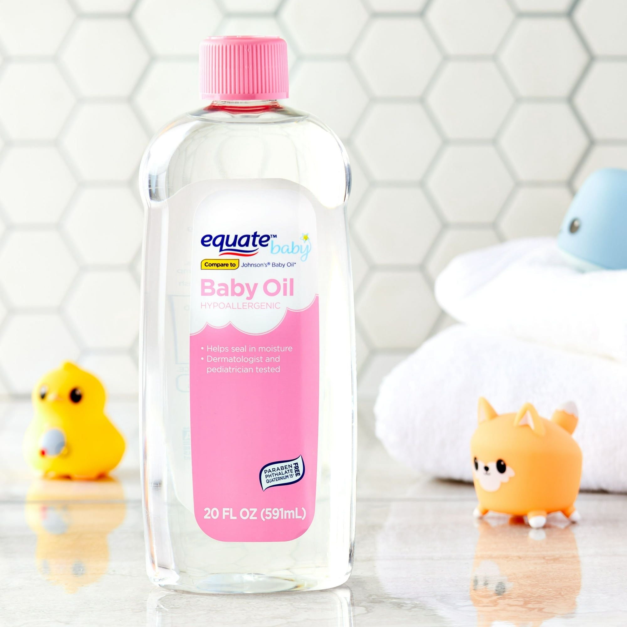 Equate Hypoallergenic Baby Oil – 20 fl oz