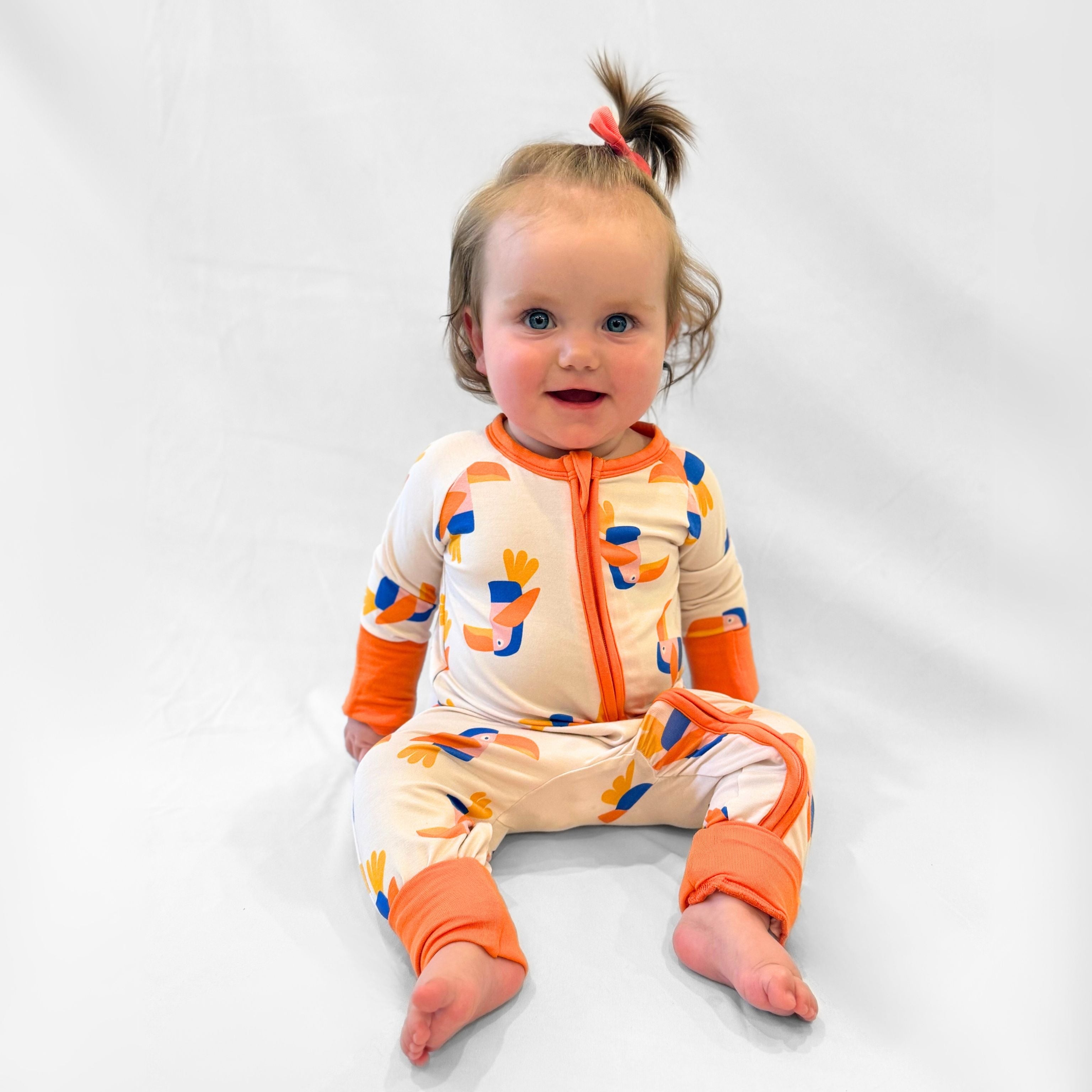 Toucan Zippy Baby Outfit