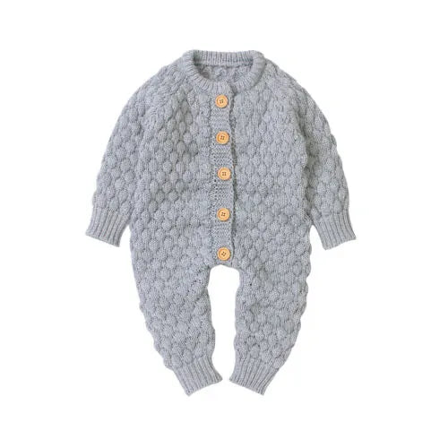 Winter Warm Knitted Baby Outfit