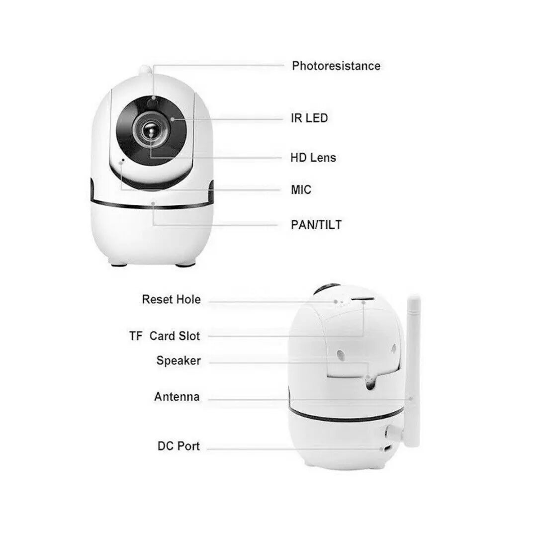 1080P WiFi Indoor Security & Baby Monitor