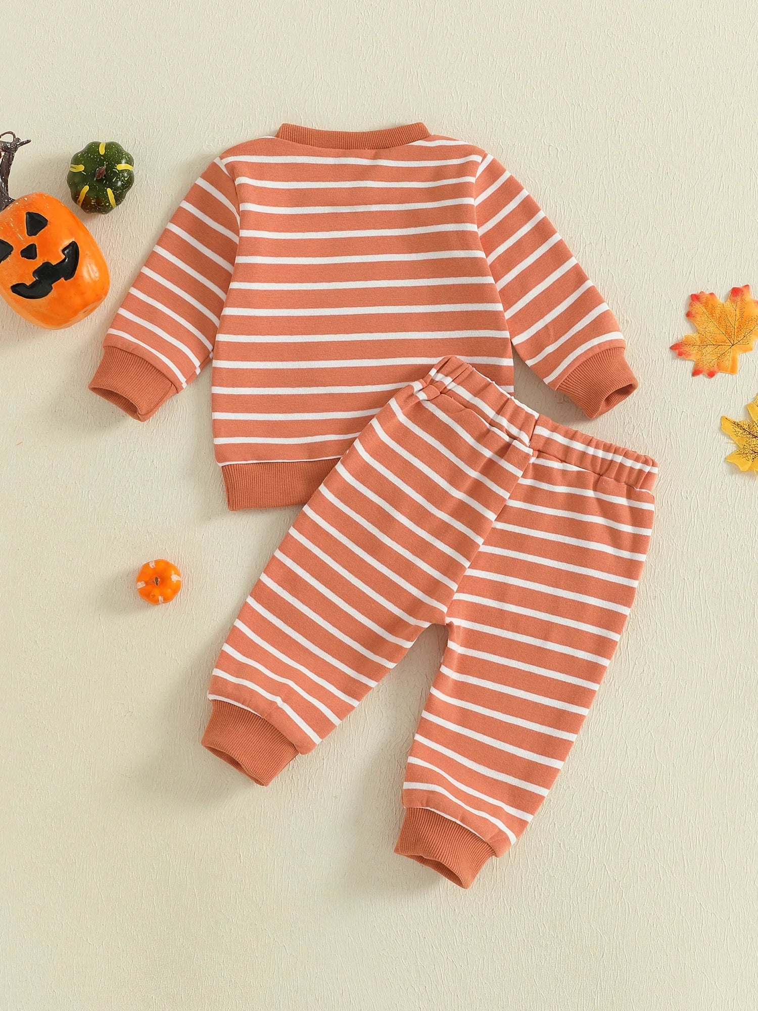 Boys 2-Piece Halloween Pumpkin Outfit