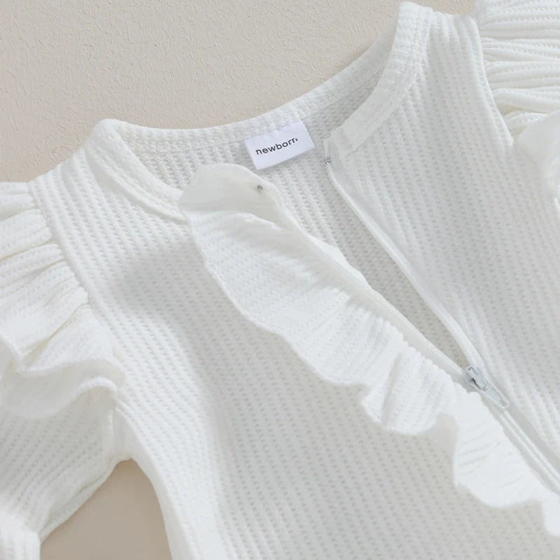 Baby Girl Ruffle Romper & Headband Set