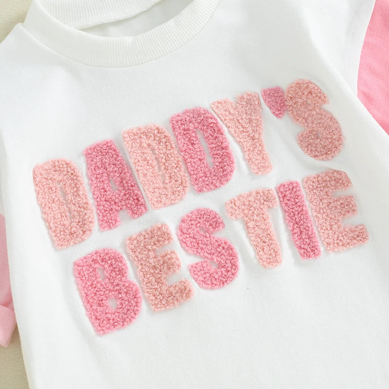 Daddy’s Bestie Embroidered Baby Romper
