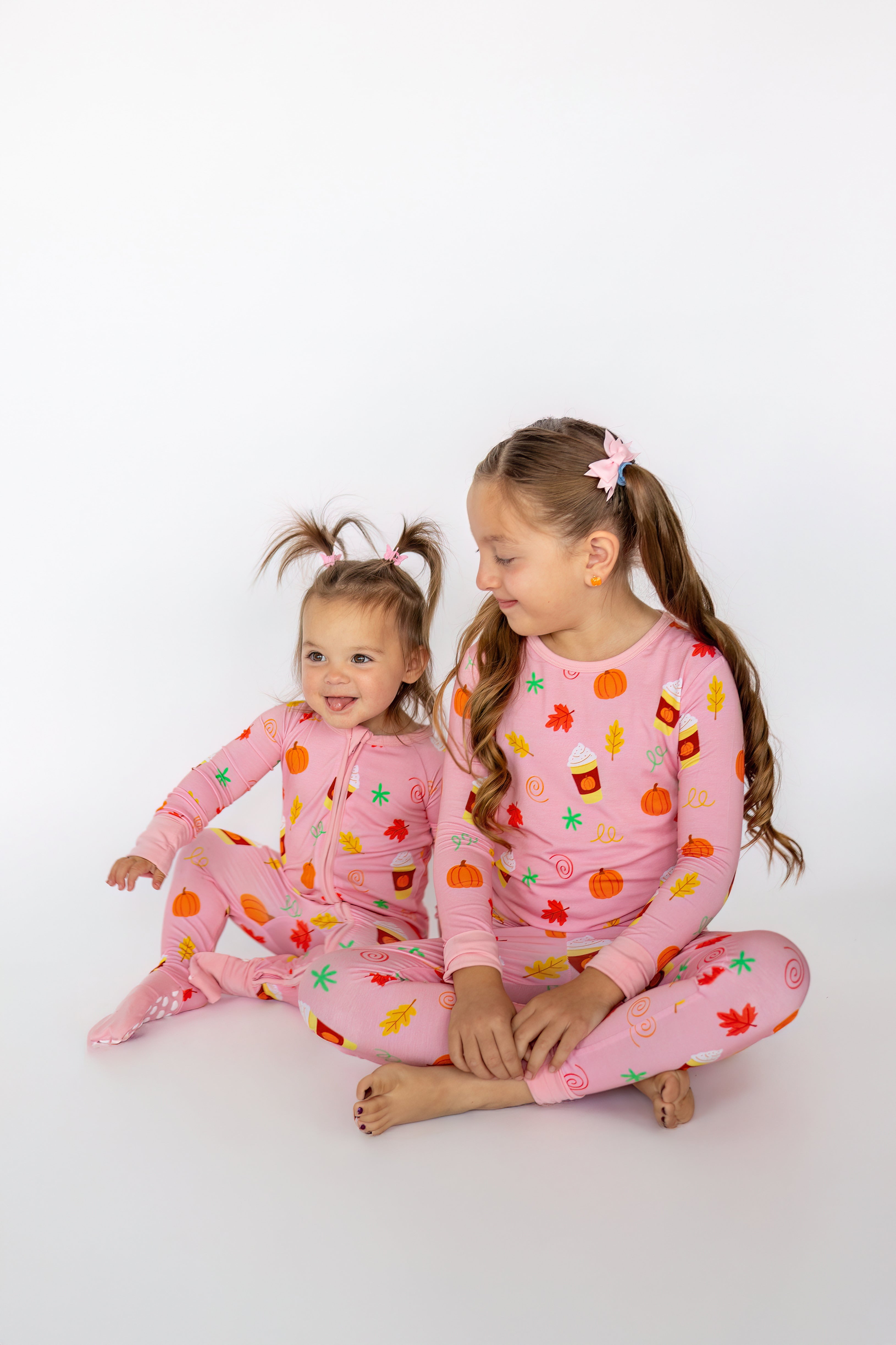 Pumpkin Spice Zippy Baby Outfit