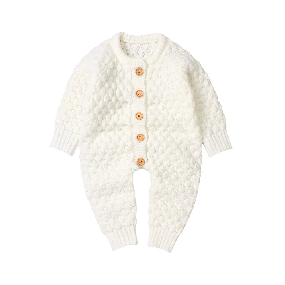 Winter Warm Knitted Baby Outfit
