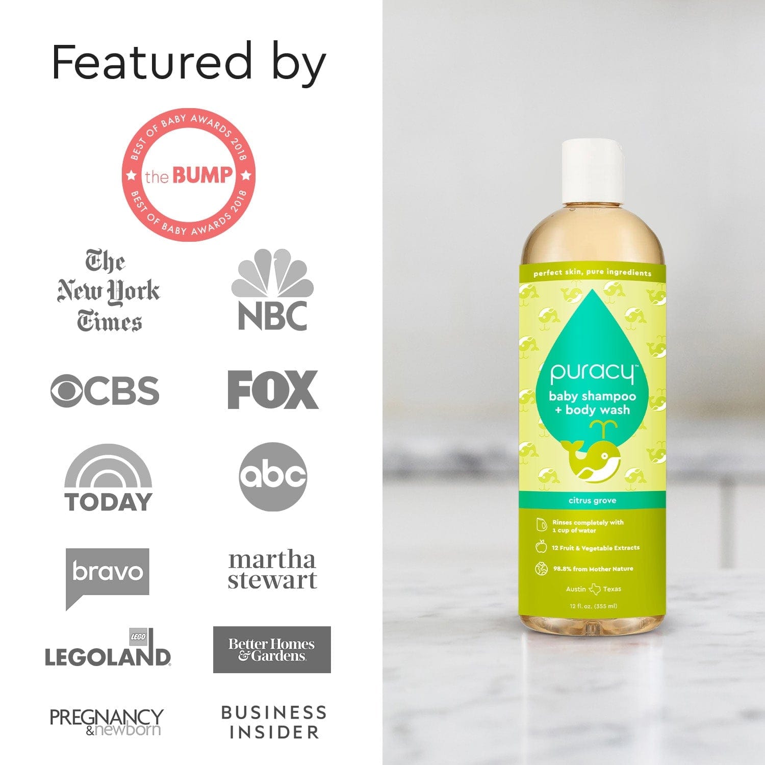 Tear-Free Baby Shampoo & Body Wash