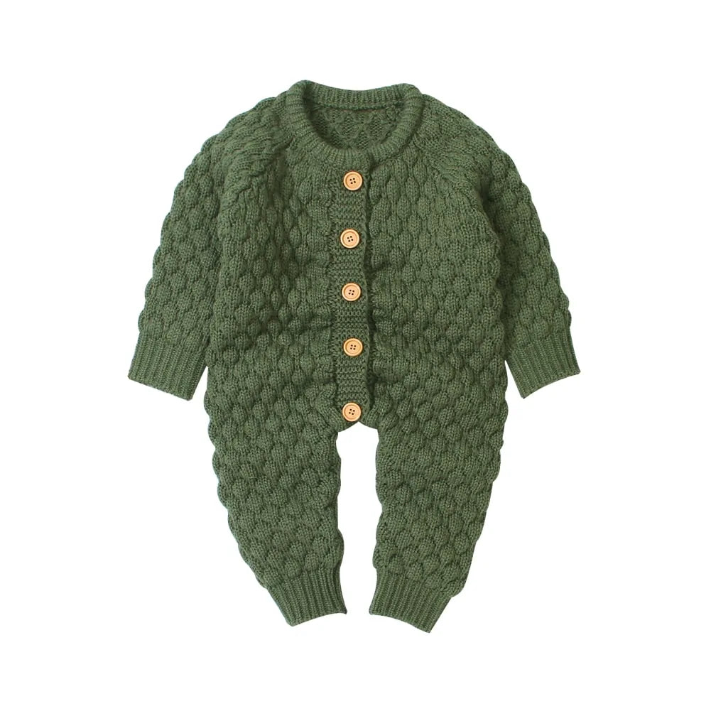 Winter Warm Knitted Baby Outfit