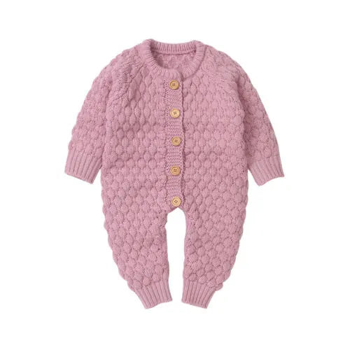 Winter Warm Knitted Baby Outfit
